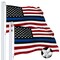 G128 2 PACK: Blue Lives Matter Flag 3x5 Ft Embroidered Spun Polyester